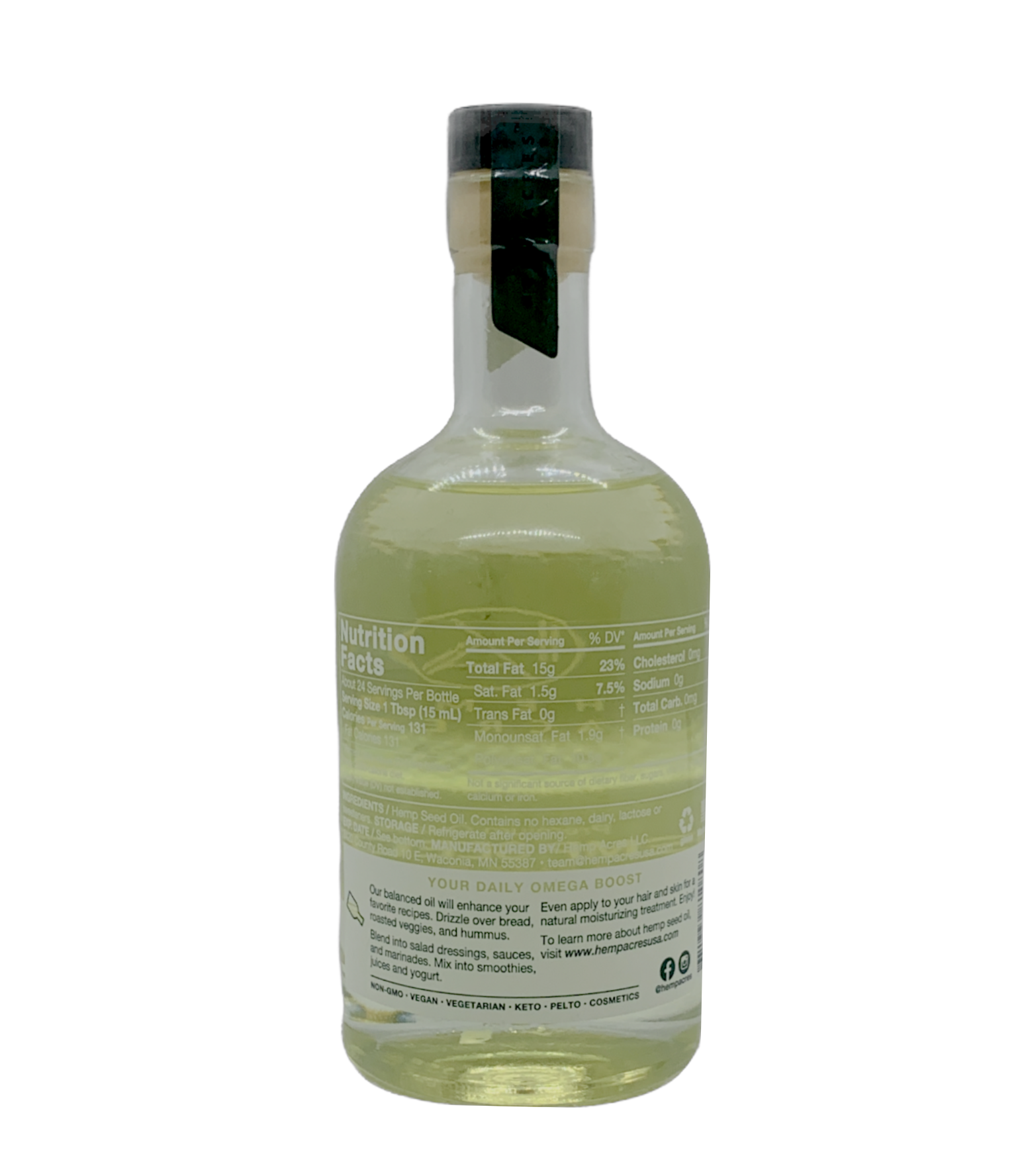 Refined Hemp Seed Oil