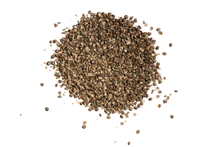 Load image into Gallery viewer, A pile of hemp hulls, which are the hard, outer shells of the hemp seed
